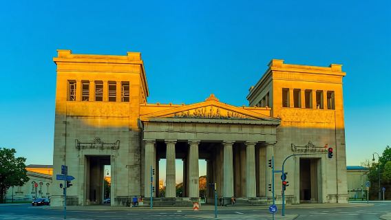 Stories and treasures of Munich's Koenigsplatz area self-guided audio