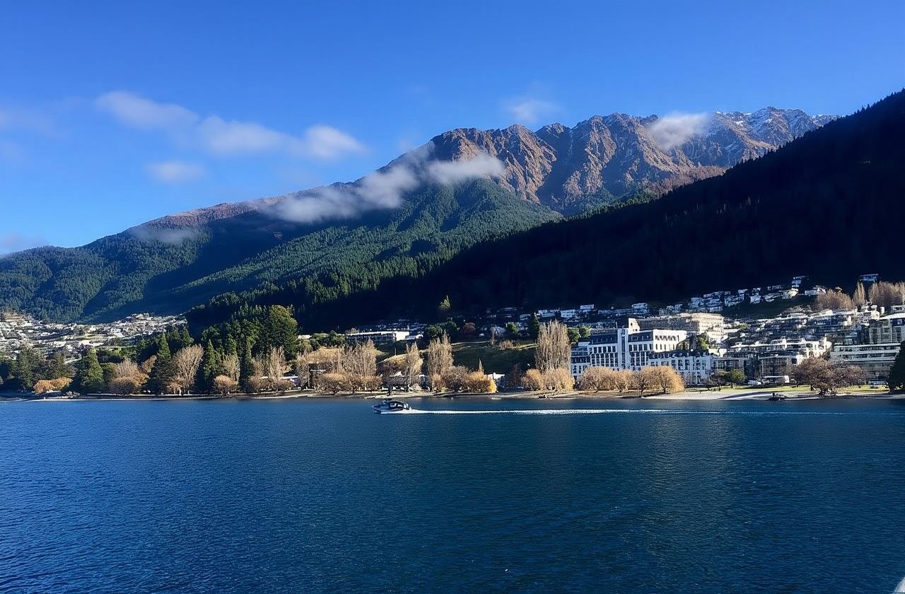 紐西蘭+瓦卡蒂普湖+皇后鎮花園+蒂阿瑙螢火蟲洞一日遊