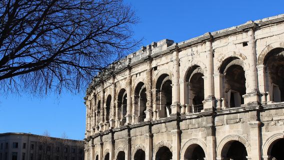 Nimes + Orange + Pont du Gard one-day tour in France|Including admission ticket+ guide|Explore ancient Roman ruins