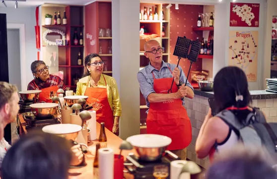 布魯日中心的華夫餅啤酒工坊