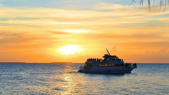 Key West: Tour tham quan rạn san hô bằng thuyền đáy kính với tùy chọn ngắm hoàng hôn