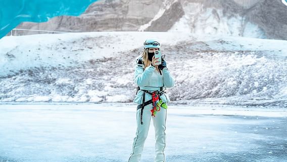 From Jökulsárlón: Ice Cave and Glacier Exploration Tour