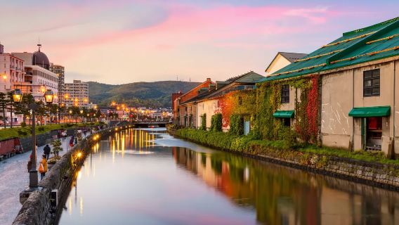 Sapporo, Hokkaido, Japan - Otaru Tenguyama + Otaru Canal + Otaru Music Box Museum + Asari