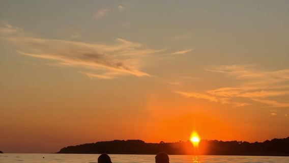 Rovinj : Excursion en kayak transparent du coucher du soleil à la lueur du crépuscule