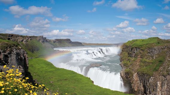 Excursión de un día al Círculo Dorado con visita al invernadero de Fridheimar desde Reikiavik