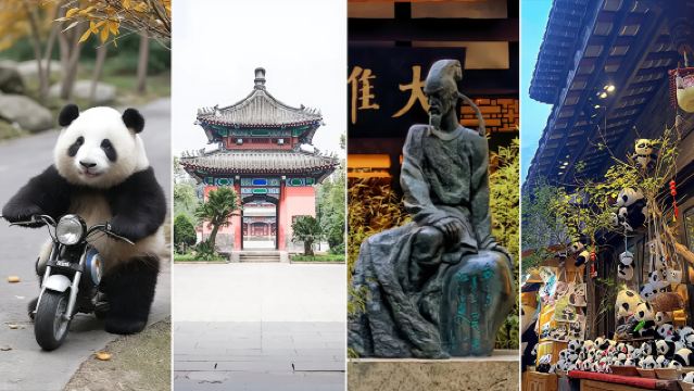 大熊貓繁育基地+武侯祠+杜甫草堂【私家團&含門票上門接送】