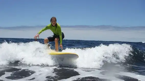 Surfing on Gran Canaria 