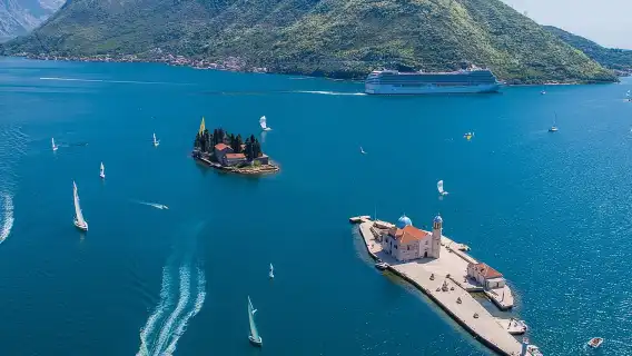 Lady of the Rocks & Perast Kotor Sunset Boat Group Tour (1.5hr)