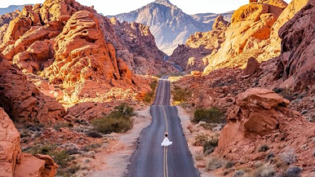 Berlepas dari Las Vegas: Lawatan sehari ke Taman Negeri Valley of Fire dengan sewaan peribadi