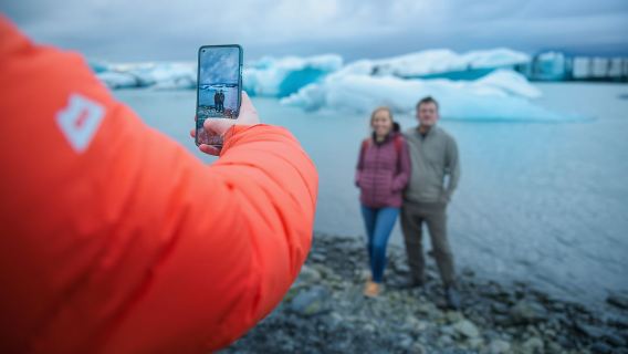 Từ Reykjavik: Phá sông băng Jökulsárlón và Bãi biển Diamond