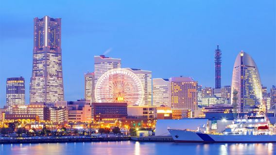 Tour nocturno por Tokio y Yokohama con visita a Kamakura y Enoshima