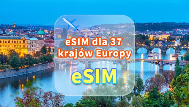 Europa 37 krajów | 5G eSIM | Nieograniczony | Szybki internet | Bez konieczności odbierania karty | Dzień kalendarzowy | Kod QR