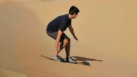 Sandboarding guided experience from Agadir