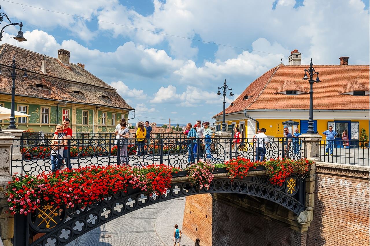 Sibiu Old Town Exploration Game and Self-Guided Tour