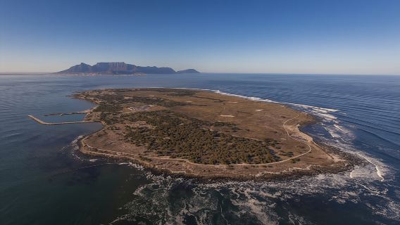 Robben Island 20 minute scenic helicopter flight in Cape Town