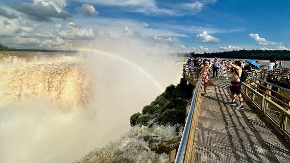 Cataratas del Iguazú: Traslado privado de 1 día por Brasil y Argentina