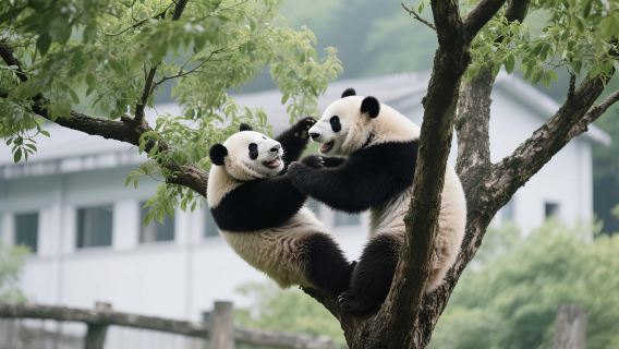 Chengdu Giant Panda Base Half Day Tour (Special Car Pickup| English guide available)