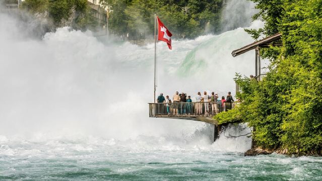 Rhine Falls Coach Tour incl. entry tickets from Zurich