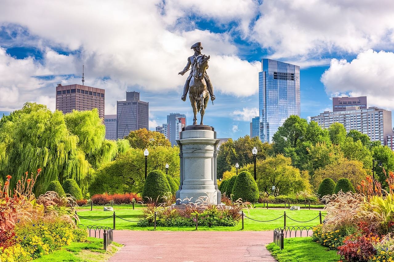 From Boston:Public Garden,Beacon Hill&More Half Day tour