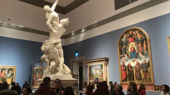 Florence: Tur Berpemandu Galeri Accademia dan Uffizi Selama 4 Jam