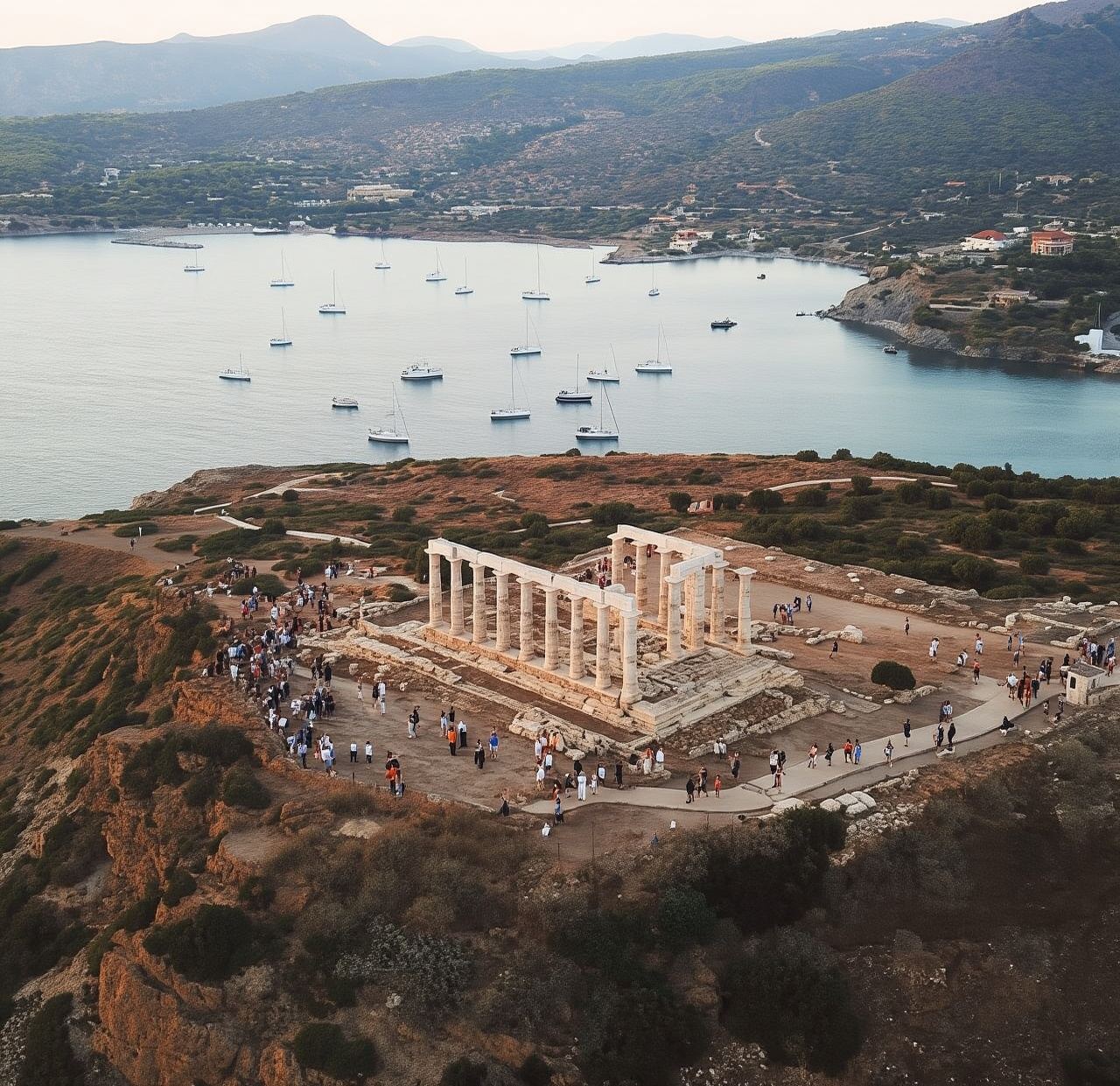From Athens: Cape Sounion Day Trip at Sunset