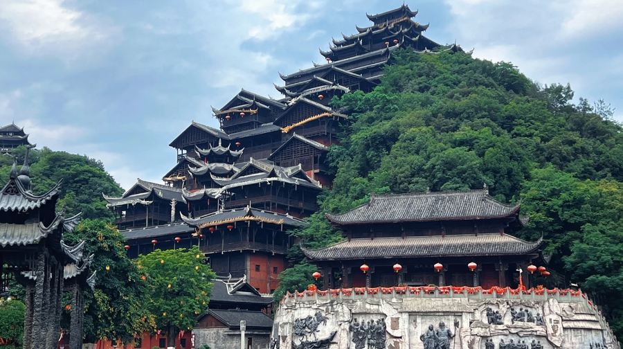 重慶龔灘古鎮+烏江畫廊+九黎城一日遊【主城免費接+船遊烏江】