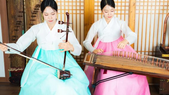 Seul: Spettacolo di musica tradizionale coreana "Jinyeon"
