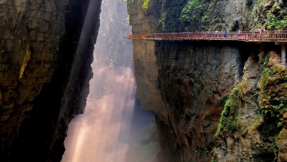 8人團丨重慶816工程+武陵山大裂谷+白鶴梁水下博物館一日遊