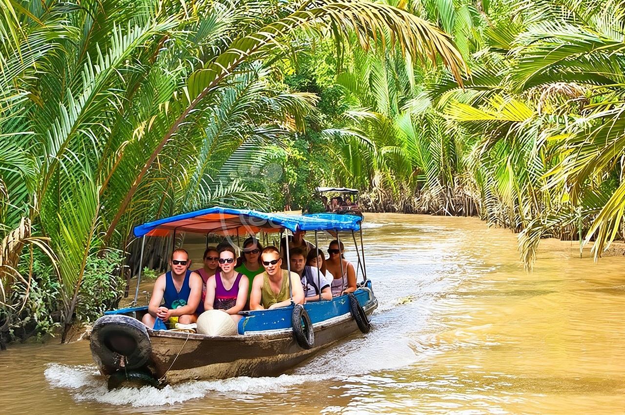 Mekong Delta from Phu My Cruise Harbor