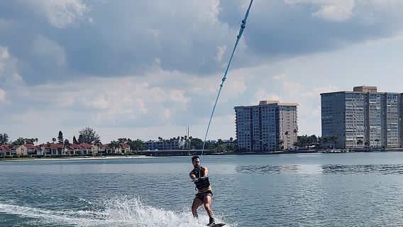 Boat tour with Watersports and snorkeling near st pete beach