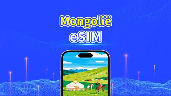 Mongolië eSIM | 4G | Onbeperkte lokale gesprekken en sms | Totaal datapakket | 3–10 dagen | Facturering per kalenderdag | QR-code