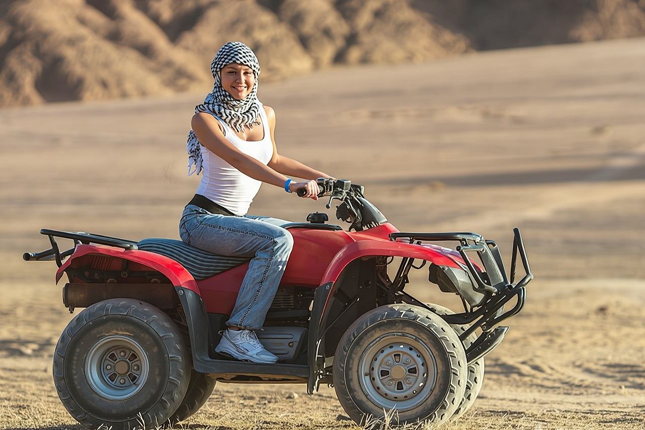 Quad with Camel Ride & Bedouin village, Dinner From Marsa Alam