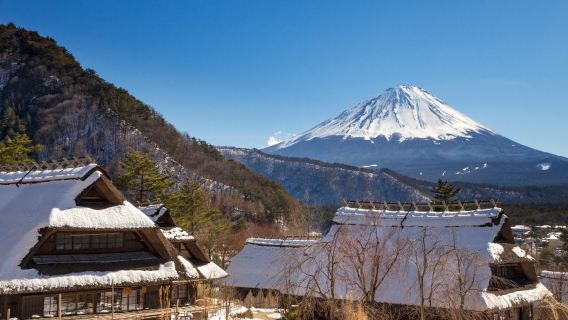 富士山絕景一日遊【可升級A5頂級和牛「神戶牛」午餐】