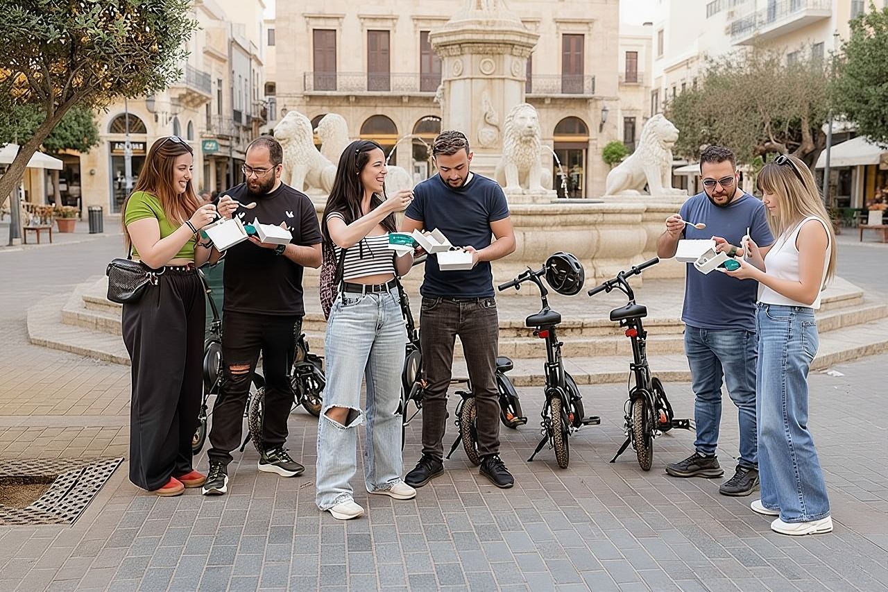 Heraklion: E-Bike Food Tour – Scopri i sapori di Creta