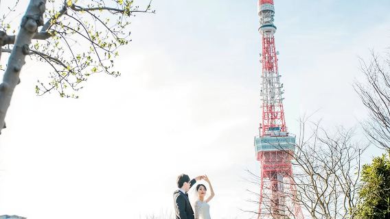 Trip Moments in Tokio, Japan[Globales Fotoshooting-Paket für Hochzeitsfotos und Kimono-Porträts mit Fotograf in Tokio, Japan]
