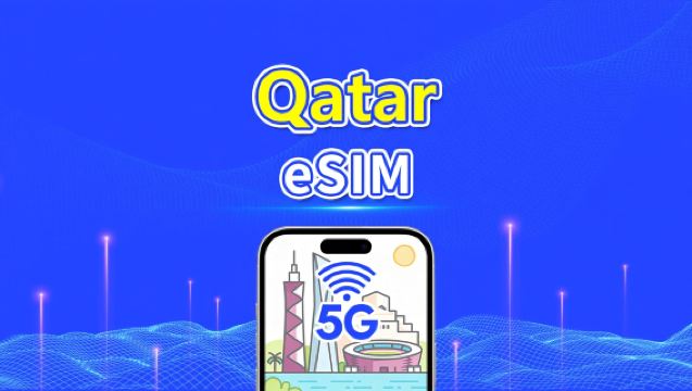 Qatar eSIM | 5G/4G | Daily/Total Data Package | 1–30 days | 24-Hour Billing | QR code