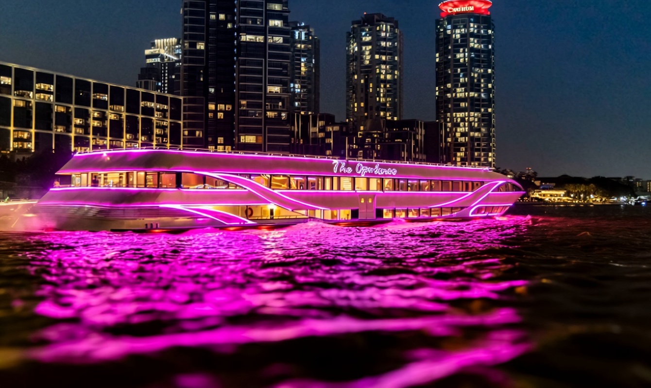 ล่องเรือสำราญ Opulence Night Cruise ในแม่น้ำเจ้าพระยา [รวมบุฟเฟ่ต์นานาชาติสุดหรู / การแสดงดนตรีแจ๊สค