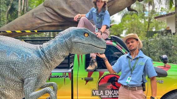 Visit Vila Encantada, the dinosaur park in Pomerode!