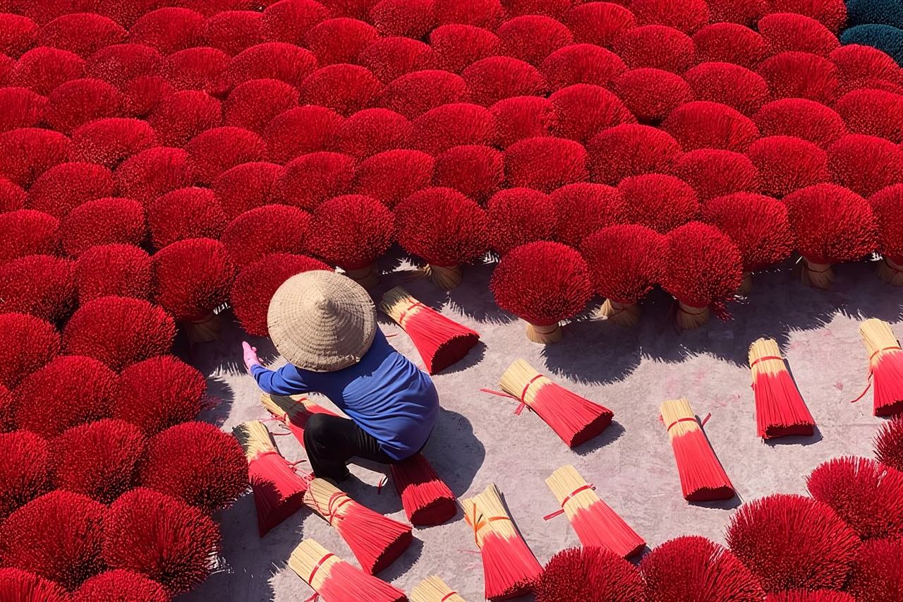 Secret Handicraft Villages of Hanoi ( Incense and hat Villages )