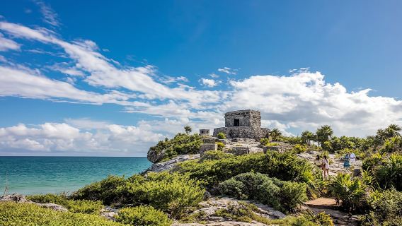 Tour combinado de Tulum, nado en cenote, snorkel con tortugas y club de playa