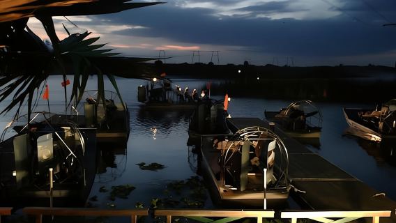 Gator Night 60-minute nighttime airboat tour at Sawgrass Recreation Park