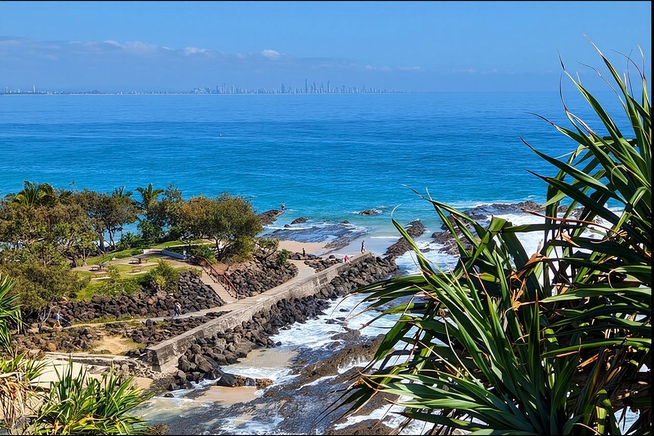 ทัวร์แบบกรุ๊ปรวม 1 วัน จากบริสเบนไปอ่าวไบรอนและโกลด์โคสต์