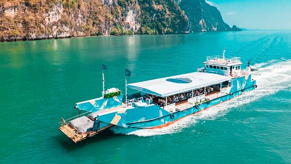 Phuket: Erkunden Sie Naka Island, die 007-Insel im Phang Nga Bay Park, und genießen Sie die Meeresparty auf der Passion 2-Yacht.