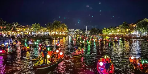 導賞團遊覽五行山及會安步行遊、夜市、乘船之旅