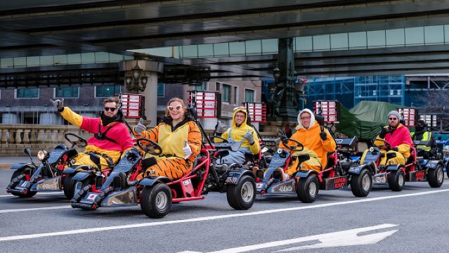 도쿄만/긴자 구간 공식 일본 고카트 투어 (국제운전면허증 필수)