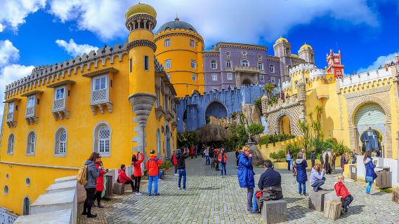 Lisbonne : Sintra, Pena, Regaleira, Roca, Cascais (avec prise en charge)