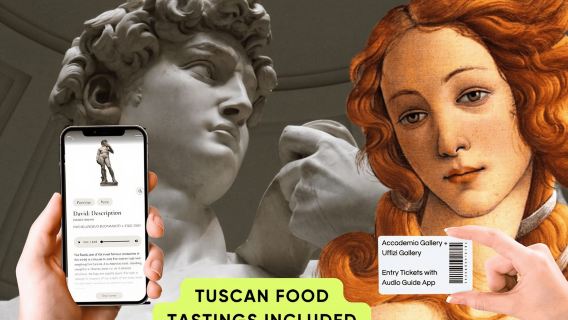 Firenze: biglietti prioritari per Uffizi e Accademia con app audio