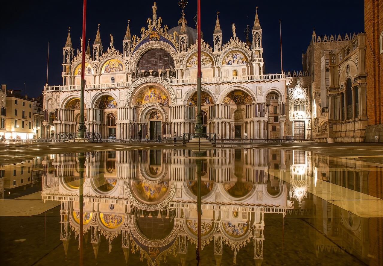 이탈리아 베니스: 산마르코 대성당 + 곤돌라 + 무라노 + 전세 차량 맞춤 가능