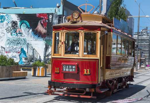 Christchurch Hop-On Hop-Off Tram