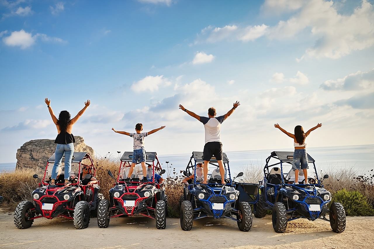 Excursión de día completo en buggy por Gozo con paseo en barco